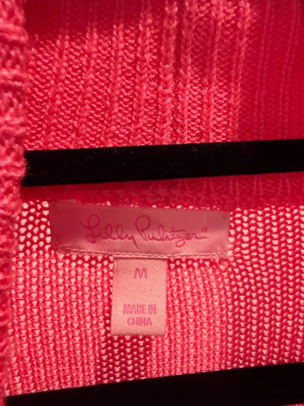 Lilly Pulitzer Bright Pink Open-Front Cardigan - Picture 3 of 12